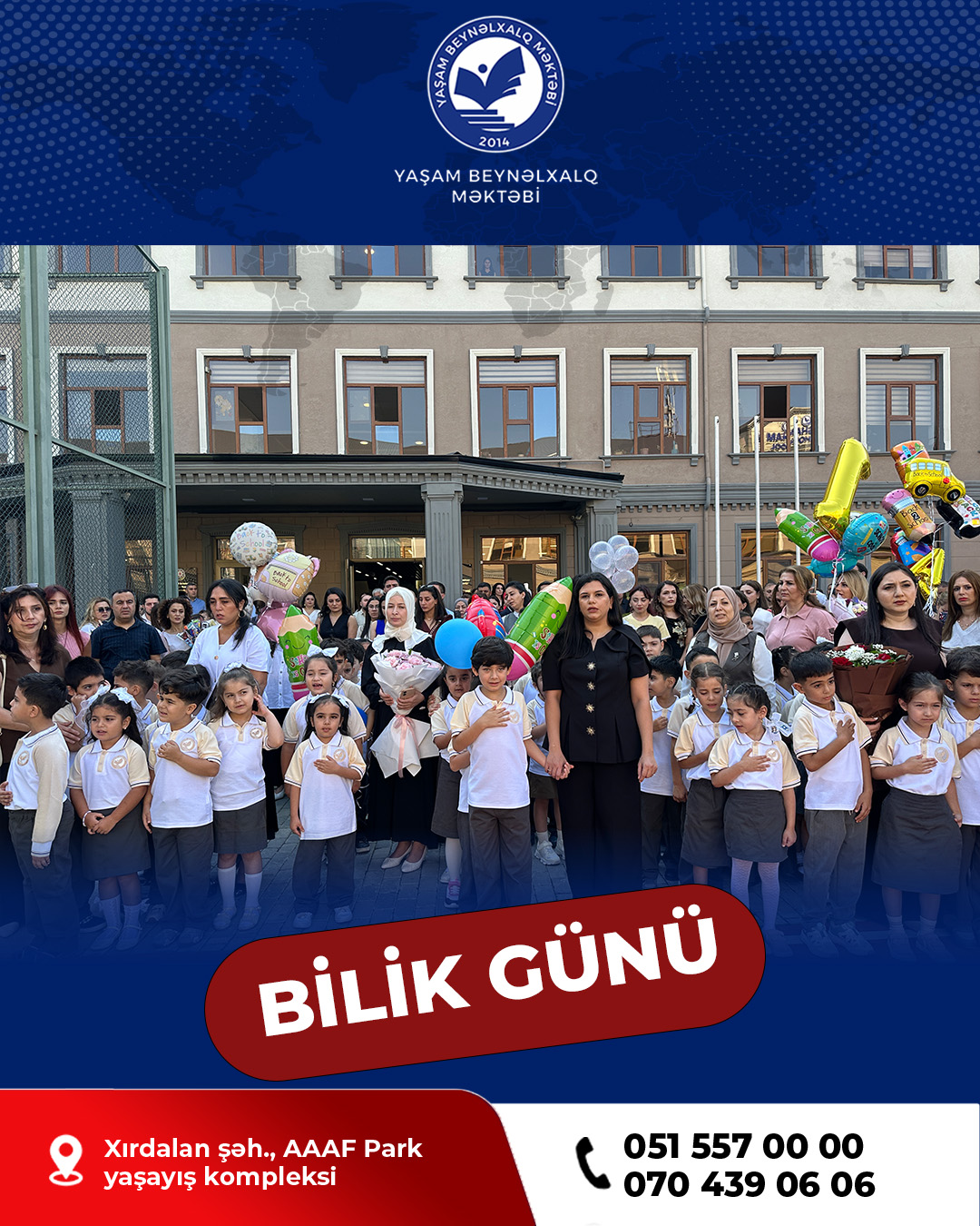 Yaşam Beynəlxalq Məktəbində BİLİK GÜNÜ